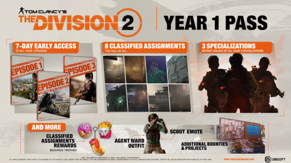 The Division 2 — ‘Year 1’ Season Pass